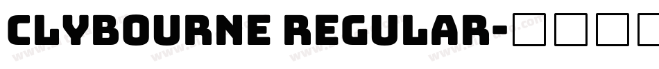 Clybourne Regular字体转换